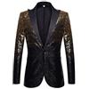 PYJTRL - Giacca da Uomo alla Moda con Paillettes Che cambiano Colore
