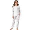 A2Z 4 Kids Ragazze Pigiama Tradizionale Pjs Completo Manica Lunga Top Pantaloni Pigiama Abbigliamento da Casa Comodo Leggero Bambini Pigiama Completi età 2-13 Anni