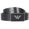 Emporio Armani Plaque Uomo Belt Nero
