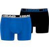 Head Boxer Basic 2P, Blu Indaco/Nero, M