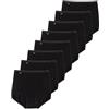 Sloggi 8 Pezzi Slip Alti Donna Basic Maxi Nero tg. 54
