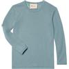 Engel - Top Pigiama per Ragazzi, Felpa 100% Lana Vergine Organica Terry, Blu montagna., 92