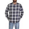 DENIMFY Camicia in flanella da uomo a maniche lunghe, a quadri, vestibilità normale, DFDean, camicia da boscaiolo, in cotone, nero, verde, blu, S, M, L, XL, XXL, 3XL, 4XL, 5XL