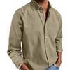 EODJXIO Camicie di Lino Uomo Mezze Estive Coreana Canotte Palestra Maglietta Manica Lunga T-Shirt Vintage 1984 Poliestere Magliette Cotone 3 XL