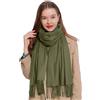 DonDon Sciarpa Donna Invernale Sciarpa Inverno Scialle Stola morbida e calda 185 x 65 cm