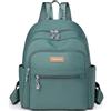 KESUDE Zaino da donna piccolo, impermeabile, zaino per la scuola, zaino da città, in nylon, casual, zaino per la scuola, per donne, uso quotidiano, scuola, viaggi, lavoro, 36