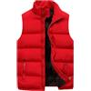 Generico Gilet Da Uomo Invernale Caldo Casual Smanicato Imbottito Con Cappuccio Giacca Softshell Zip Taglie Forti Sportiva Piumino Leggero Esterno