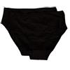 RAGNO Confezione 2 Slip Donna Slip Alto Bordato Liscio Mutande Bipack Articolo 07455Q Pocket, 020B Nero, 6-SESTA (EU XL - F 5 - USA L - GB 38)