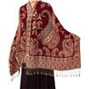 XINGSHUNFU Sciarpa pashmina rave paisley, scialle indiana, scialle da donna, esotici, sciarpe per abiti da sera