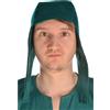 HEMAD Cappello vichingo medievale - feltro di lana - Verde XL