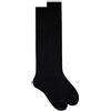 Gallo Calze lunghe uomo cotone nero tinta unita