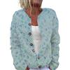 Gienslru Cardigan estivo da donna a maniche lunghe, leggero e lungo, scollo aperto frontale, maglieria morbida casual, coprispalle elegante, giacca softshell autunno, kimono largo poncho, ideale per curvy