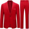 Allthemen Abiti 2 Pezzi Uomo Slim Fit Completo Giacca Pantaloni Smoking