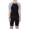 BaronHong Trans Lesbian Tomboy Chest Binder Quick-Drying Costumi da Bagno Set Top + Pantaloni da Nuoto (Nero, S)