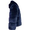 Generic Cappotto da donna Dufflecoat Giacca Giacca fax Inverno con Cappuccio Femmina Caldo Cappotto da donna Cappotto da donna Cappotto da donna Taglio dritto, Blu marino, M