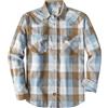 Dubinik® 6 oz Camicia Flanella Uomo Invernale Camicia Uomo Flanella Cotone | Western, Cowboy, Con Bottone Automatico, Quadri, Cotone Traspirante, Tessuto Pre-ristretto, Due Tasche Con Patta