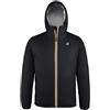 K-Way Le Vrai 3.0 Claude Orsetto Impermeabile, Uomo, Nero (Black K02), Small (Taglia Produttore:S)