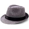 Coucoland Panama Cappello Estivo da Uomo Fedora Trilby Bogart, Cappello da Sole in Paglia di Carta, da Spiaggia, da Uomo, Primavera/Estate, in Paglia 1920s (Taglia Unica)