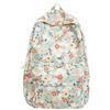 Laneko Zaino in tela floreale da donna, zaino borsetta, alla moda, impermeabile, borsa a tracolla, casual, da viaggio, daypack, Height:15.7(40CM) Bottom width: 11.4(29cm), Casual