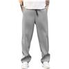 Generico Tuta Uomo Pantaloni Calzoni Baggy Sweatpants Caldo Elasticizzati Abbigliamento da Pantalone Cotone Joggers Comodi Jogging Riscaldati Elastico Sportivi Sportivo