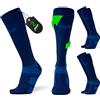 COMPRESSION FOR ATHLETES CFA V1 Calze Compressione Graduata Donna e Uomo | Calze Elastiche Sportive Per Circolazione, Vene Varicose, Gravidanza, Antitrombo, Ciclismo, Running | Made In EU FOR ATHLETES