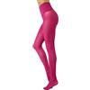 CALZITALY Collant senza Cuciture, Collant Opachi, Calzamaglia Coprente Donna, Nero, Verde, Blu, Bordeaux, S, M, L, XL, XXL, 50 DEN, Made in Italy (S, Cerice Pink)