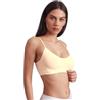 BELLISSIMA 3 Pezzi, Brassiere Made in Italy Comfort in Microfibra Elasticizzata - Spallino Sottile, Sostegno Senza Ferretto, Morbida e Traspirante, Naturale, L/XL