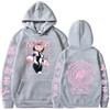 zhedu My Hero Academia Harajuku Felpe con Cappuccio OCHACO URARAKA Carino 2D Stampato Manica Lunga Streetwear Anime College Style Clothing (Color 04,S)