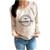 Generic Felpa per Allattamento Premaman Causale da Donna Comoda Zip Pullover per Allattamento al Seno Top Maglione Boobery della Mamma Copri Infermieri