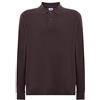 FYL Polo a Maniche Lunghe - Uomo, Grigio scuro, XL