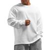 Muscle Alive Uomo Basic Magliette a Maniche Lunghe Cialda Felpa Perdere Peso Allenamento Maglione Maglia Girocollo