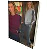 Lotto Pigiama Donna Invernale Caldo Cotone Felpato (Bordeaux-1026, L)