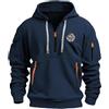 CEWIFO Giacche Impermeabili da Uomo Felpa Vintage Lavoro Maglioni Estivi a V Giacca Mezza Stagione Giubbotto Senza Maniche Varsity Jacket Verde