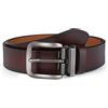 VRLEGEND Cintura da Uomo Pelle Uomini Normali/Grandi 110 cm-180 cm con Fibbia Rimovibile,Regolabile Cinture per Jeans,Pantaloni Casual o Formali Confezione Regalo Inclusa (110cm, Marrone)