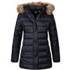 Geographical Norway Parka invernale da donna D-458, Blu marino, M