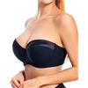 Dvpol Reggiseno push-up senza spalline, spalline trasparenti per seno grande, non si muove mai sulla fascia, taglia (34-48) coppa B/C/D/DD/DDD/G, 5B