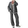 Generic Set Autunnali da Due Pezzi per Donna 2025, Abbigliamento da casa, Abiti 2 Pezzi, Cardigan, Maglioni, Tute, Abbigliamento Invernale Coordinato