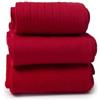 GATTI A POIS Box da N.3 Paia di Calze Lunghe Uomo Puro Filo di Scozia Made in Italy Rosso (1, IT, Numero, 43, 46, Regular, Regular)