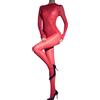 RUIBAVYA Bodystocking Donna Collant Lucidi Olio Maniche Lunghe Pantyhose Full Body Catsuit Nylon Collant Shiny