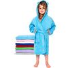 Twinzen - Accappatoio Bambini Cotone : Ragazzo e Ragazza - 100% Cotone OEKO-TEX® Senza Prodotti Chimici - 2 Tasche, Cintura, Cappuccio con Orecchie