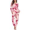 Jndtueit Set di pigiama Jndtueit per donna e adolescente Taglia Plus Size XS-6XL Set di 2, Cuore rosa, 4XL