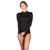 EGI Maglia Manica Lunga Lupetto Donna Pizzo Micro Wool Lana e Microfibra Invernale Made in Italy, Art. 304 (IT, Testo, L, XL, Regular, Regular, Nero)