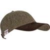 WALKER AND HAWKES - Cappello da Baseball Harris Tweed Brungton con Visiera in Pelle Scamosciata