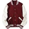 AODECCIE Personalizzato Signori College adulti Varsity/baseball giacca Felpa Motociclista Giubbotto Casual Capispalla, Vari colori disponibili