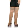 sesto senso 3 Paia Calze Autoreggenti Collant 8 Denari Trasparenti Lisce con Silicone Donna Beige 3/4 Daino
