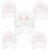 Colorfamily Kit Cappellini Donna per Addio al Nubilato - Idea Regalo Divertente e Personalizzabile per Festa o Matrimonio - Frase Divertente Bride Party