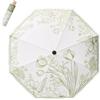 Meichoon Ombrello UV UPF50+ portatile, leggero, impermeabile, a doppio strato, design antivento, stile retrò/classico floreale, vintage, per donne, viaggi e uso quotidiano