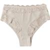 JADEA Pack 6 Slip Donna in Cotone Modal e Pizzo - Mutandine con Elastico Smerlato e Dettagli Raffinati - Tessuto Morbido ed Elastico - Confort Quotidiano