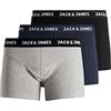 JACK & JONES Boxer da uomo, confezione da 3, Confezione da 3 pezzi, L