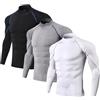 Generic Maglietta intima da uomo in tormalina a infrarossi lontani magnetici, a compressione, correttore posturale per uomo